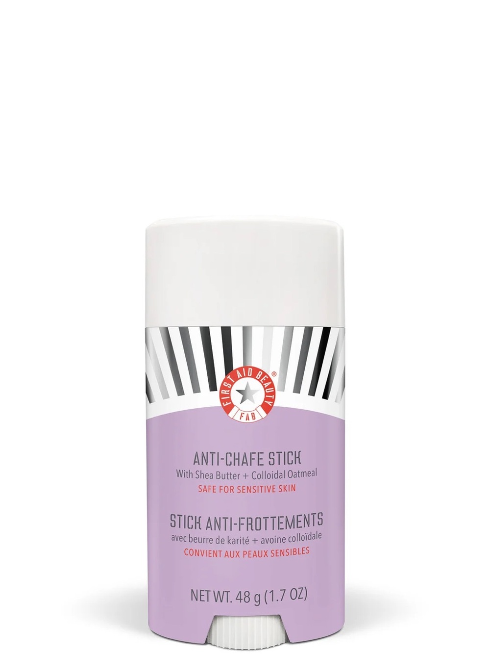 FIRST AID BEAUTY ANTI-CHAFING STICK WITH SHEA BUTTER AND COLLOIDAL OATMEAL